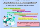 Moj studentski život za vrijeme pandemije - najava razgovora